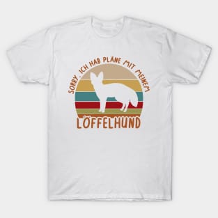 Saharah Wüste Löffelhund Pläne Geschenkidee T-Shirt